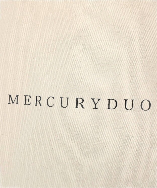 style code 【MERCURYDUO/マーキュリーデュオ】カードケース付　キャンバストートバッグ 推し活バッグ ブラック