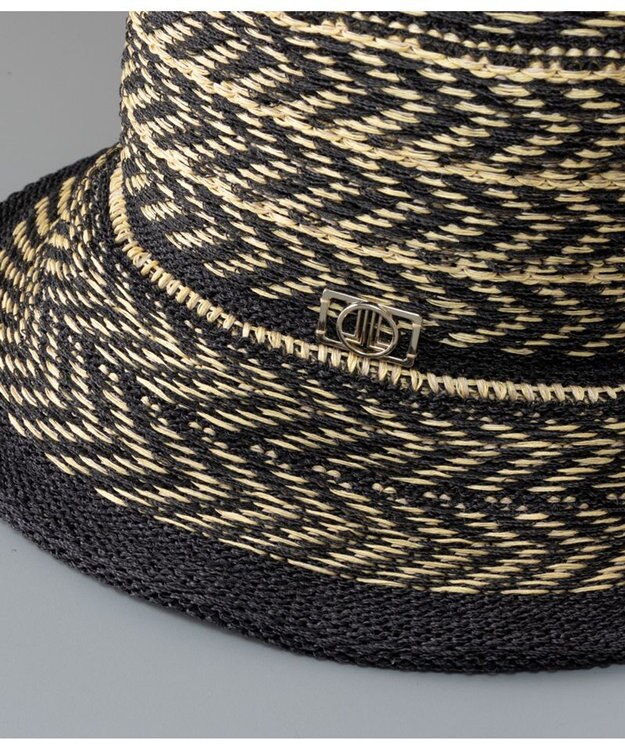 AURORA LANVIN en Bleu ランバン オン ブルー 手編み風ペーパーサーモ中ツバ ハット マルチ