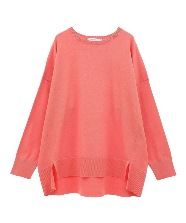 AMERICAN HOLIC 前振りロングニットプルオーバー Pink