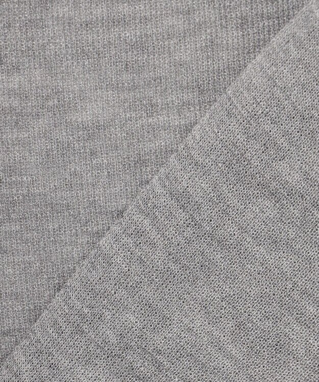 J.PRESS LADIES Vis/Peスパーク ハーフスリーブ ニットジャケット グレー系