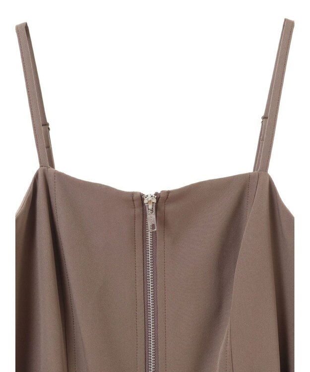 earth music&ecology ダブルジップキャミドレ Mocha