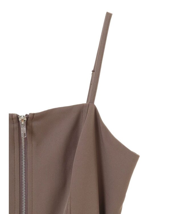 earth music&ecology ダブルジップキャミドレ Mocha