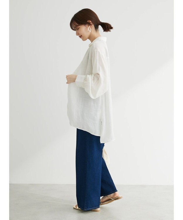 Green Parks ・ＥＬＥＮＣＡＲＥ　ＤＵＥ　デニムワイドパンツ Indigo