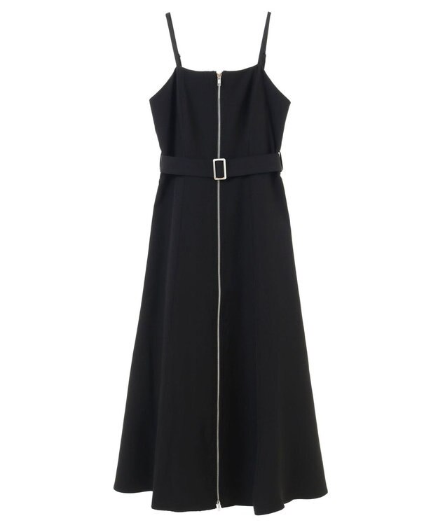 earth music&ecology ダブルジップキャミドレ Black