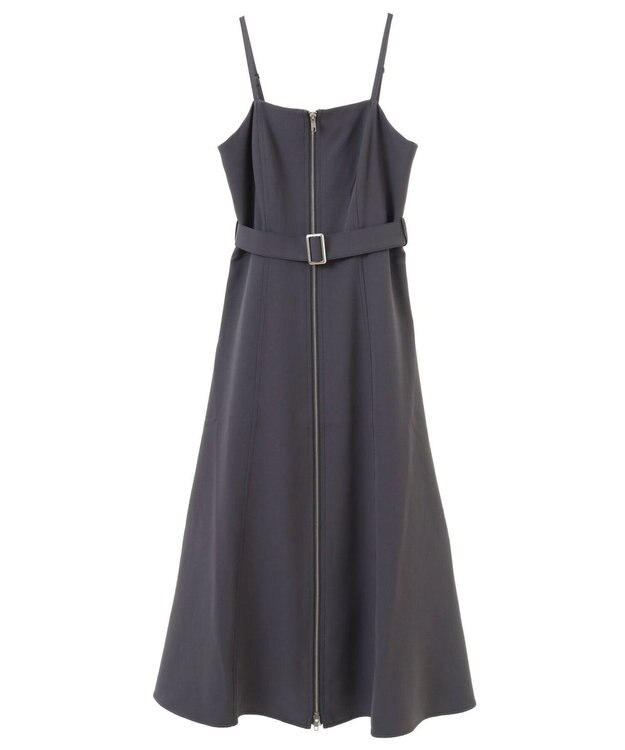 earth music&ecology ダブルジップキャミドレ Gray