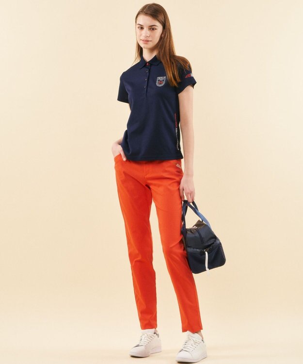 23区GOLF 【WOMEN】【ストレッチ】アポロック ベーシックパンツ オレンジ系