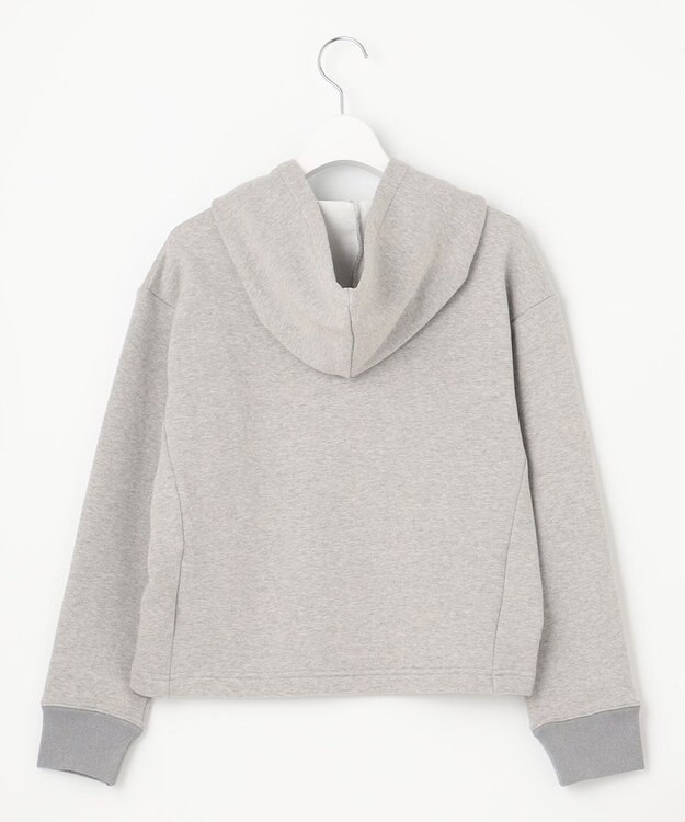 PW CIRCULUS 【WOMEN】【洗える/軽量】裏毛 ロゴ フーデッド プルオーバー ゴルフウェア レディース ライトグレー