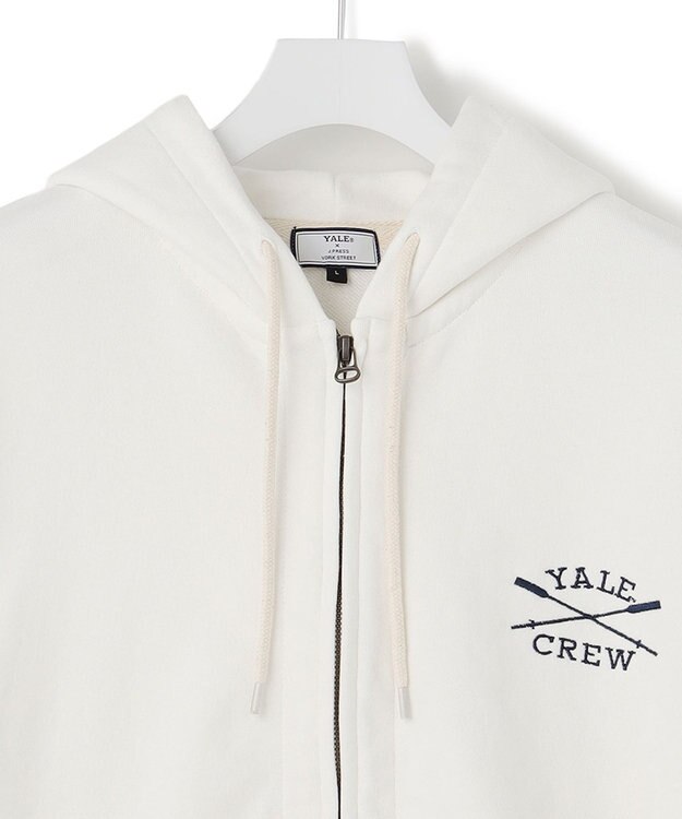 J.PRESS YORK STREET 【UNISEX】フルジップパーカー ホワイト系