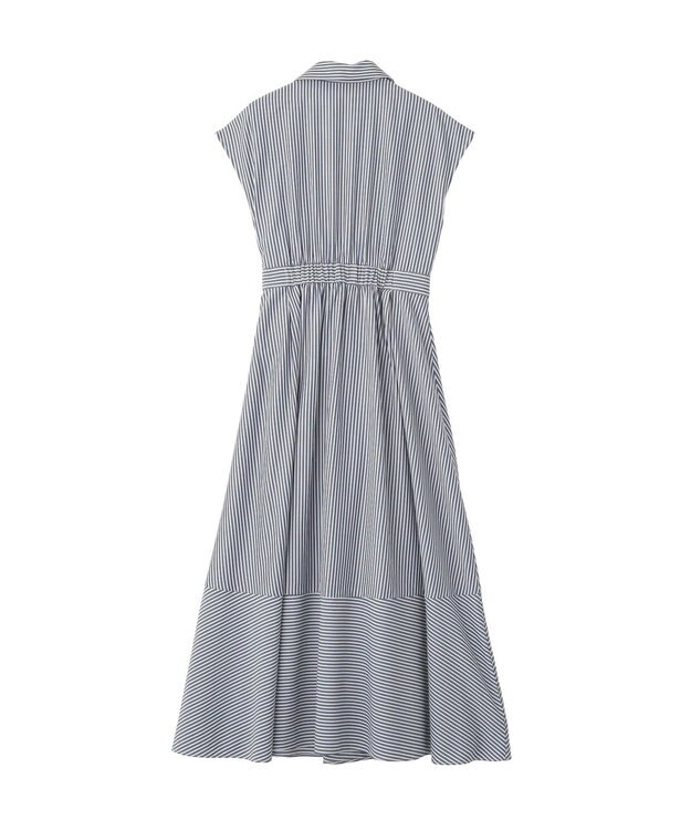 YECCA VECCA フラワーレースカシュクールワンピース Stripe