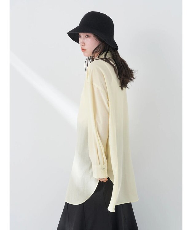 earth music&ecology ウ゛ィンテージボタンシャツ Yellow