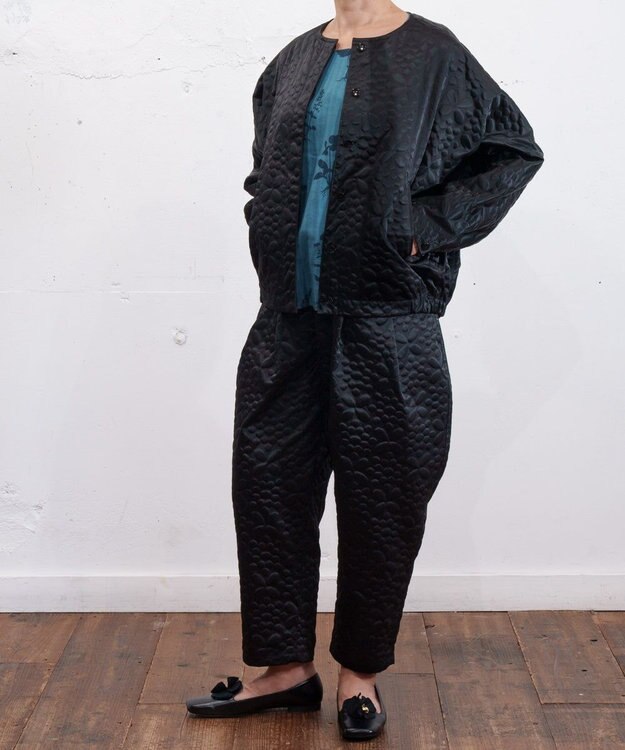 muuc 【土の凹凸を表現したナイロン素材】テレイン ブルゾン ブラック