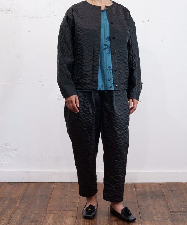 muuc 【土の凹凸を表現したナイロン素材】テレイン ブルゾン ブラック