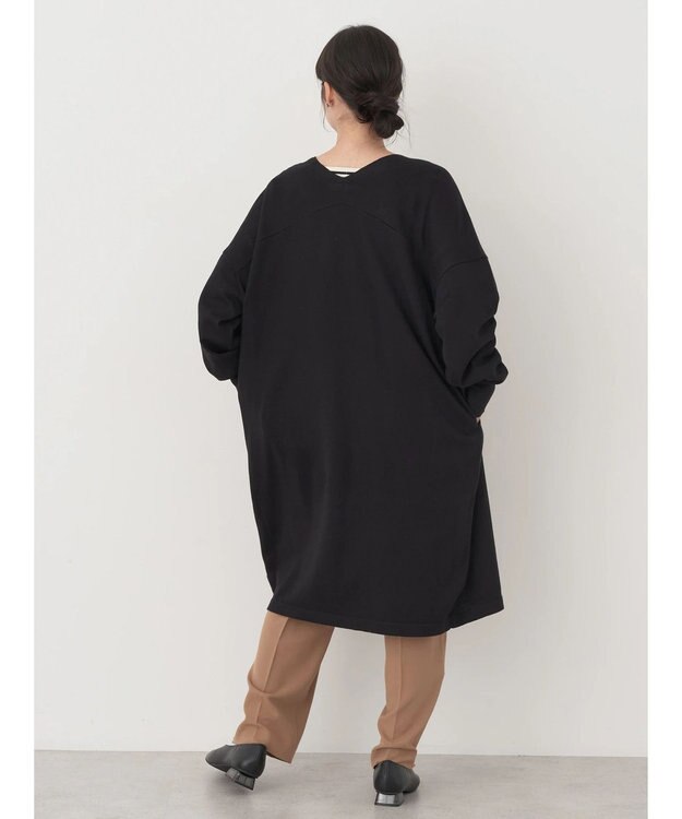 earth music&ecology ニュアンスロングカーディガン Black