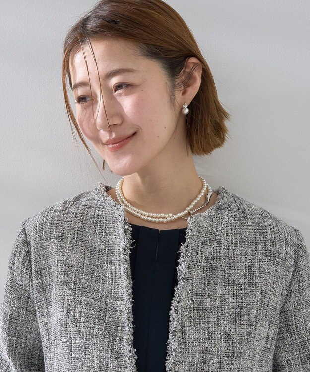 YECCA VECCA ツイードジャケット(1) Mix