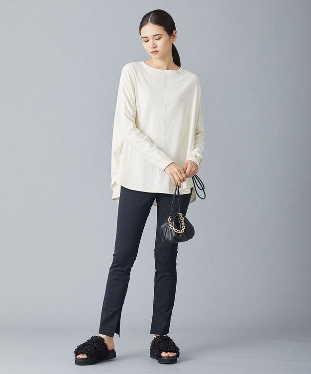 ICB 【洗える・WEB限定カラーあり】 ヴィスコースワイド プルオーバー トープ系