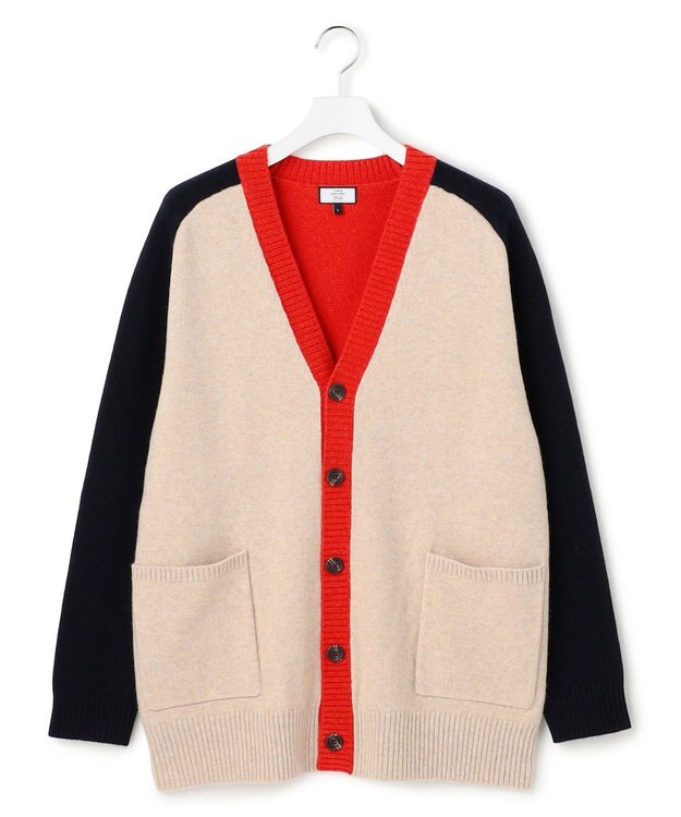 J.PRESS YORK STREET 【UNISEX】ウールカシミヤ カーディガン アイボリー系8