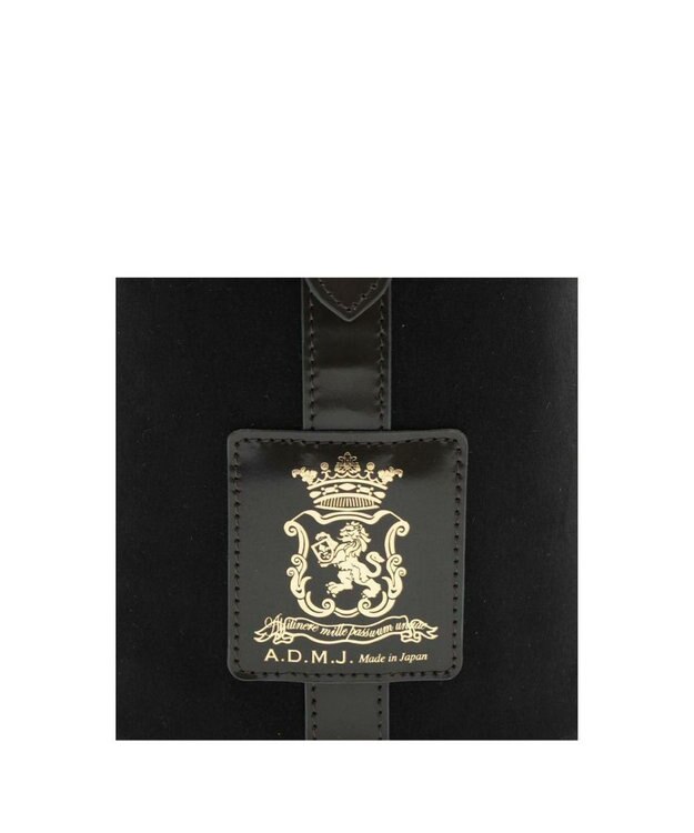 A.D.M.J. 【ファブリック】スエードプラス/バケットトートM ブラック