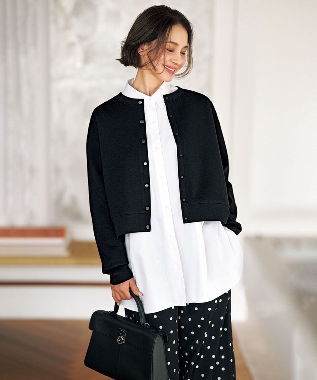 UNFILO 【ウエストゴム】プリント イージーパンツ ドット