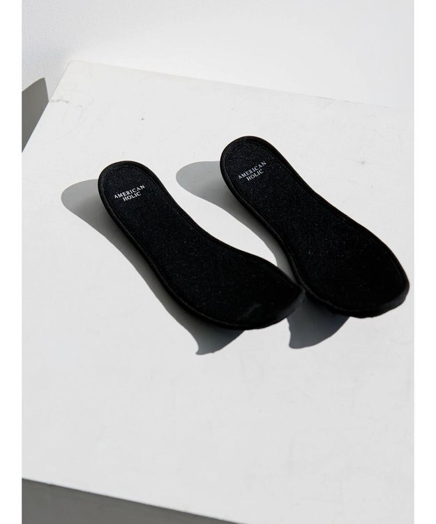 AMERICAN HOLIC ニットバレエシューズ Black