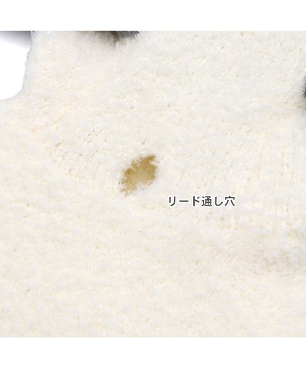 PET PARADISE スヌーピー 遠赤外線 もふもふ パーカー 小型犬 オフホワイト