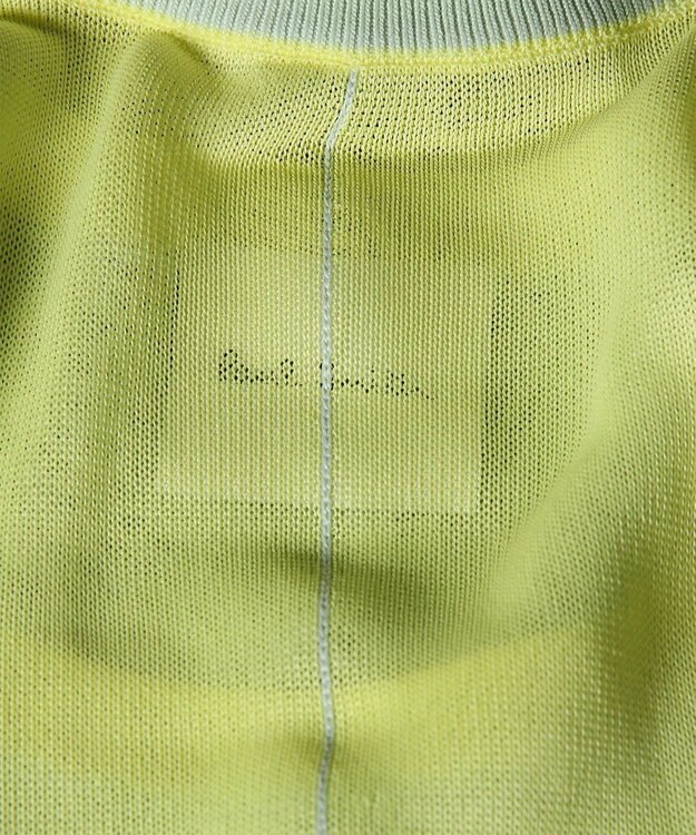Paul Smith シアーレイヤード 半袖ニット ライトイエロー