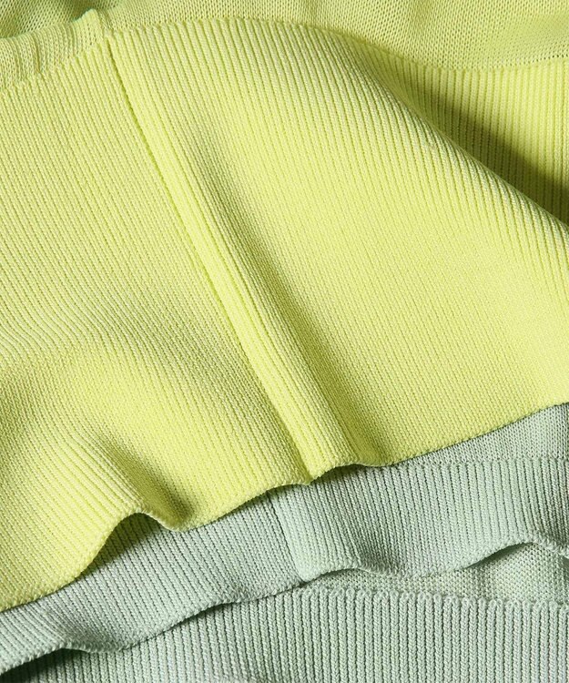 Paul Smith シアーレイヤード 半袖ニット ライトイエロー