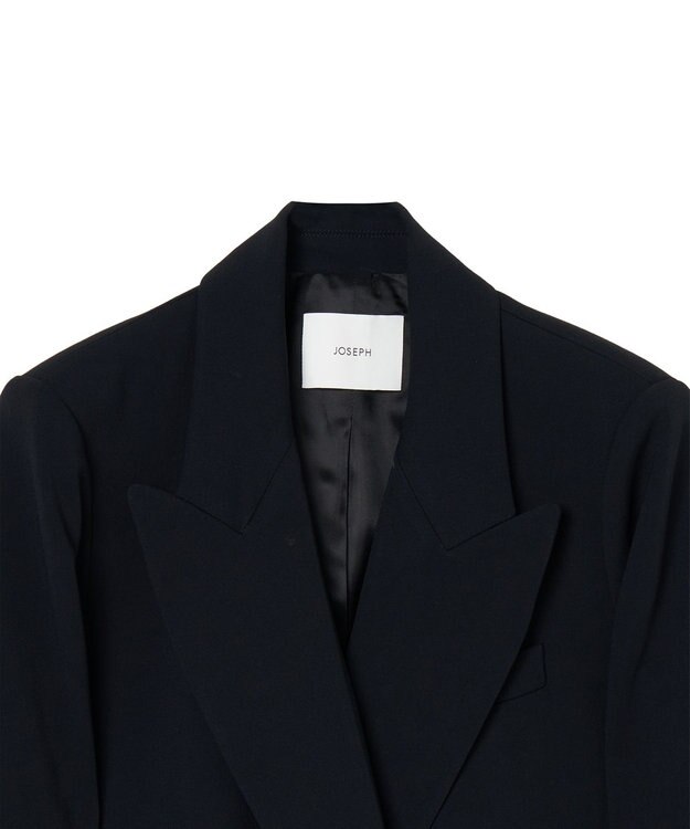 JOSEPH 【FOUNDATIONS】コンフォートキャディー ダブルブレストジャケット Black