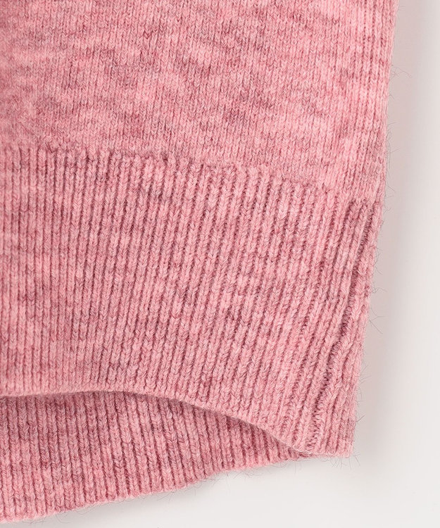 SHARE PARK LADIES ソフトタッチＶネックニット ピンク