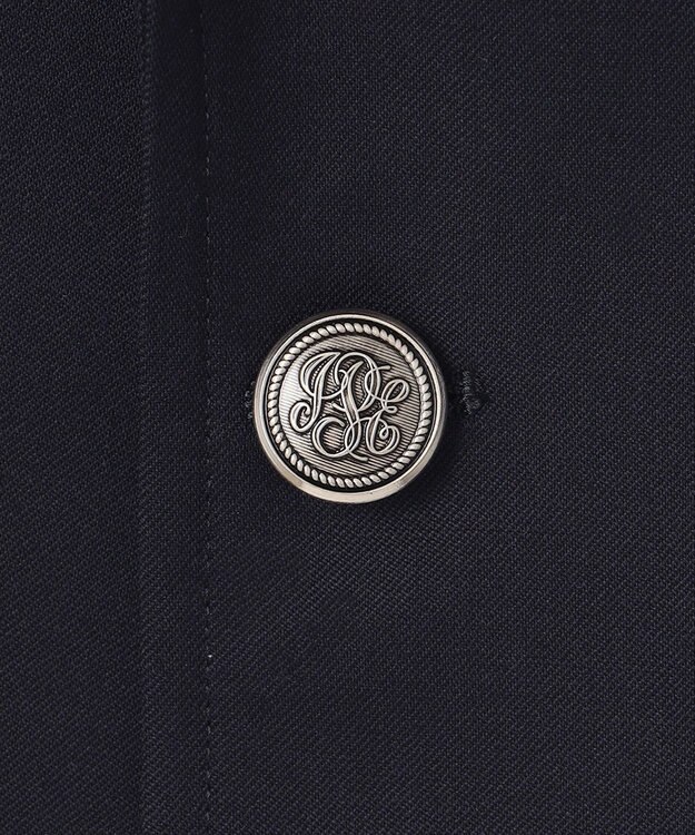 J.PRESS MEN 【WEB・一部店舗限定】10マンスツイルナチュラルストレッチツイル ブレザー /銀釦 ネイビー系