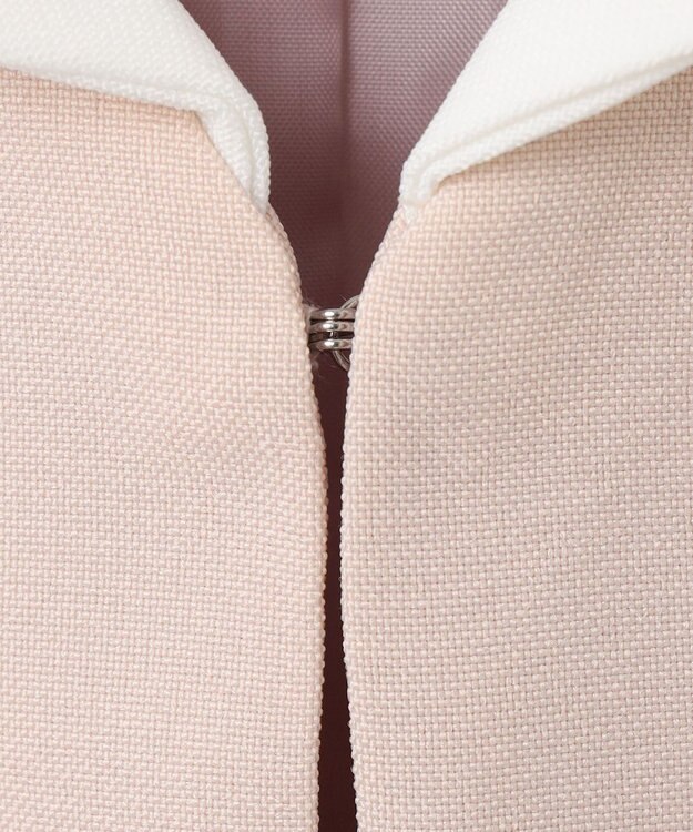 ANY KIDS 【2点セット】セーラージャケット+チェックワンピース ピンクベージュ