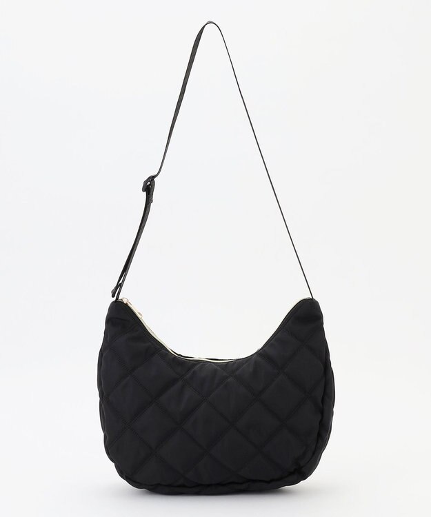ANY キルティングショルダーバッグ ブラック