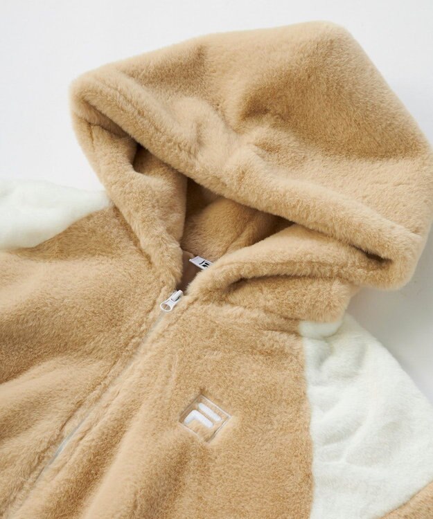 OP／FILA 【FILA】ボアジャケット/キッズ ベージュ