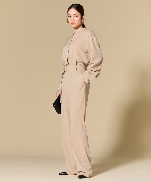 BEIGE， 【セットアップ対応】SPHENE / スタンドカラープルオーバーブラウス Beige