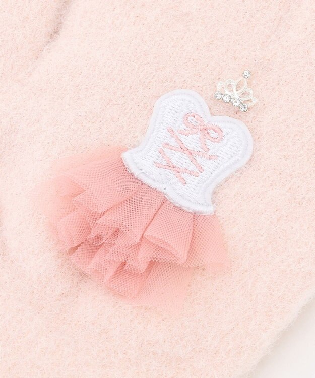 ANY KIDS バレエモチーフ手袋 ピンク