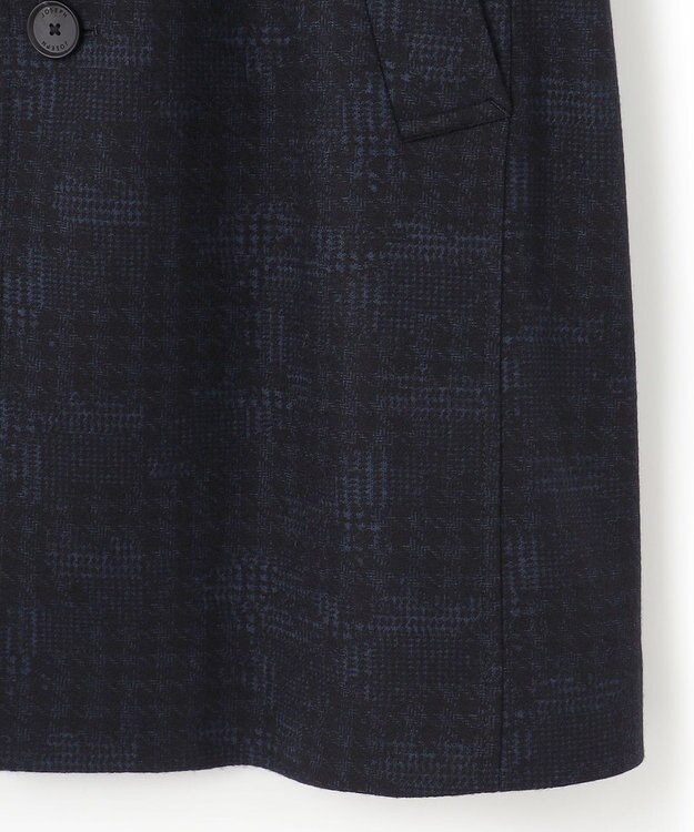 JOSEPH HOMME パッチジャガードジャージー　チェスターコート ネイビー系3