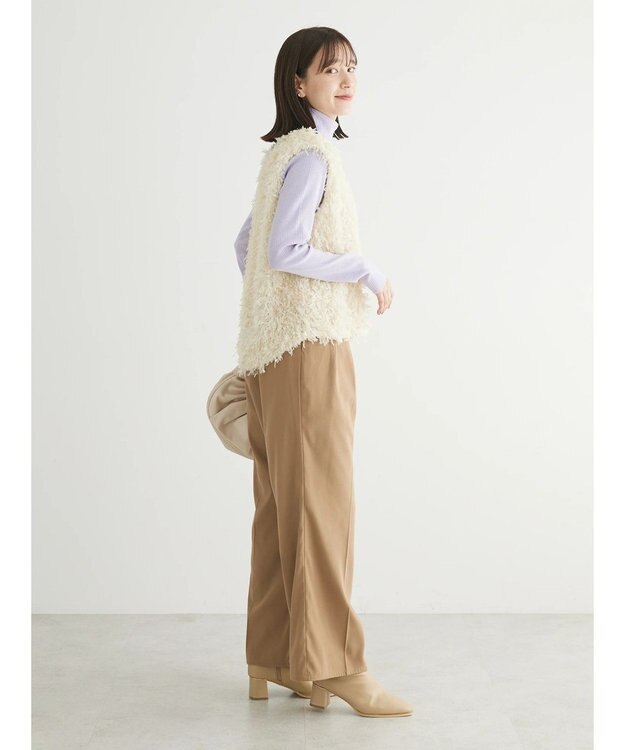 Green Parks ・ＳＵＧＡＲ　ＳＰＯＯＮ　フェザーヤーンベスト Ivory