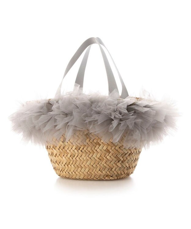 UNBILLION カカトゥ kakatoo / チュールフリンジカゴバッグ GY