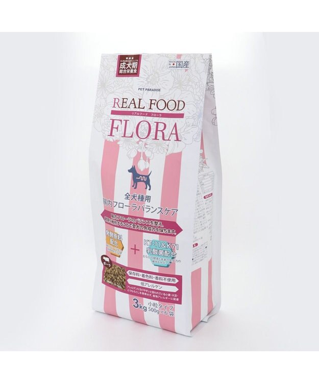 PET PARADISE ペットパラダイス  国産 ドッグフード フローラ3kg -