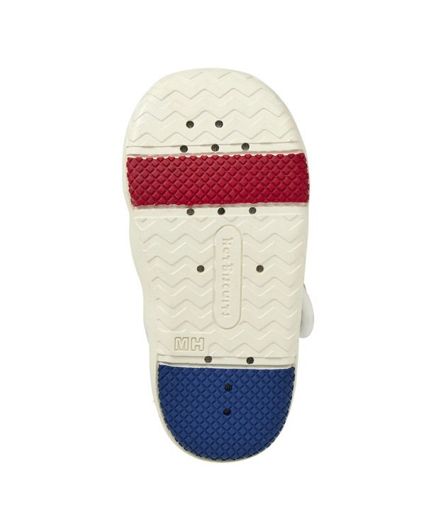 MIKI HOUSE HOT BISCUITS 【13-17cm】ダブルラッセル 水抜けサンダル 白