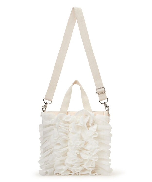LeSportsac RUFFLE MINI N/S TOTE/メレンゲレースラッフル メレンゲレースラッフル