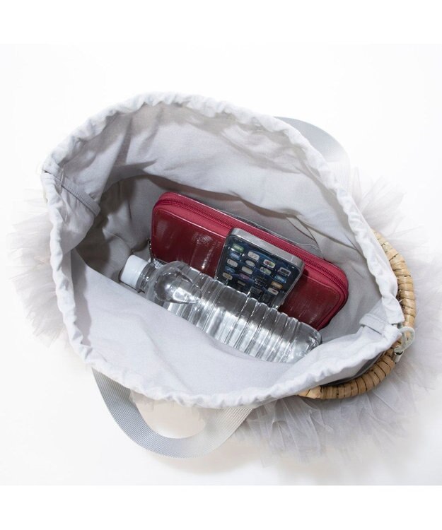 UNBILLION カカトゥ kakatoo / チュールフリンジカゴバッグ GY