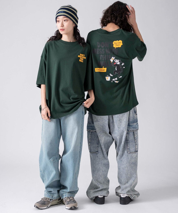 WEGO 【ユニセックス着用ITEM/SMLサイズ/手洗い可】アソートグラフィックT 柄6