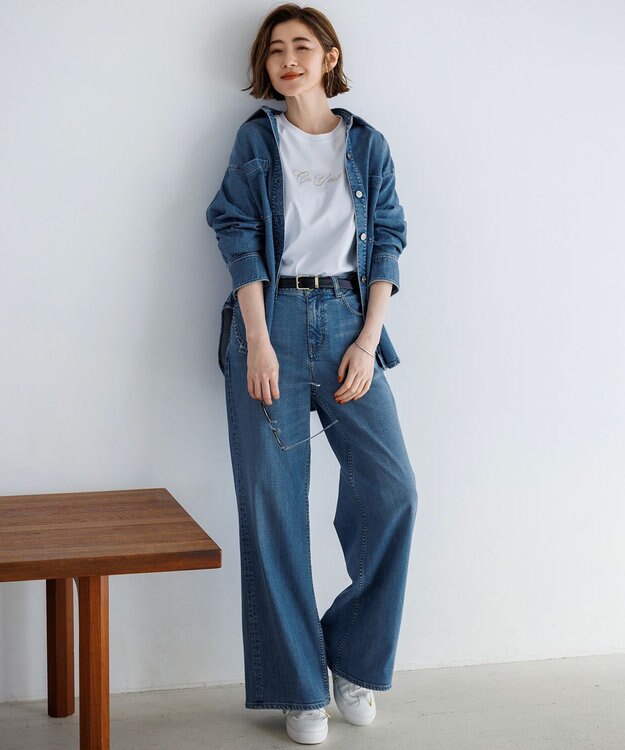 23区 【~6/28まで受注生産】カスタマイズ 立体刺繍 半袖 Tシャツ ホワイト×シルバー