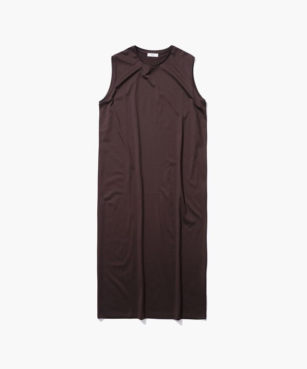 ATON SUVIN 60/2 | ノースリーブドレス BURGUNDY