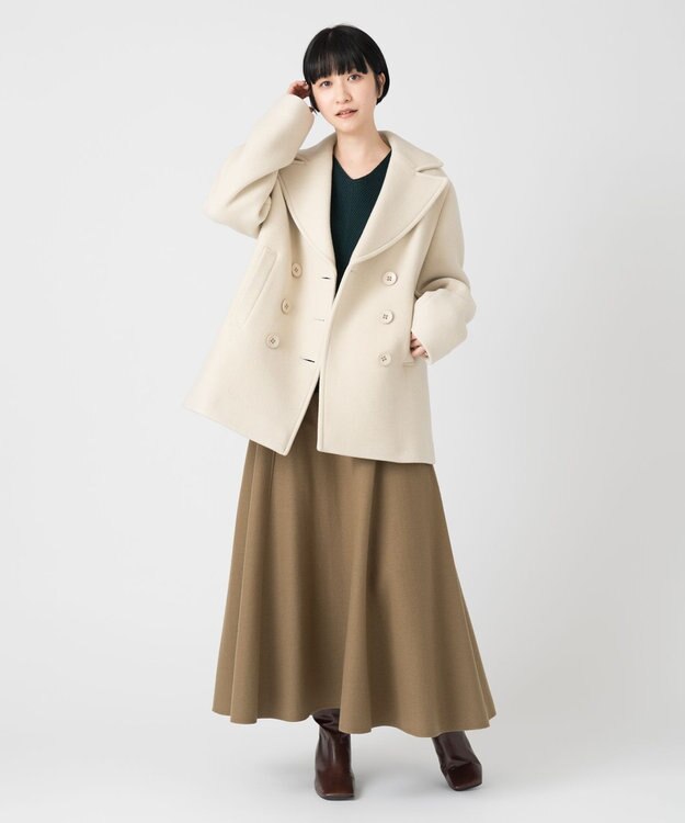 ONWARD Reuse Park 【組曲】コート秋冬 オフホワイト