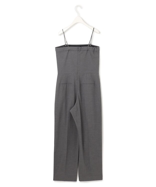 ICB 【洗える】ハイツイストツイル コンビネゾン シャンブレーグレー