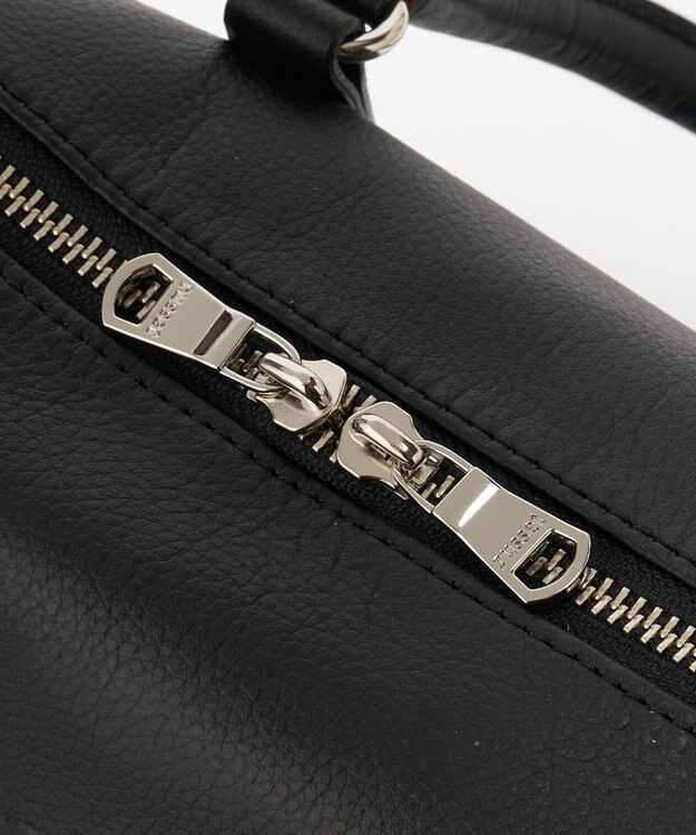 russet 《composition》レザー2WAYミニボストンバッグ(CE-1684) Black