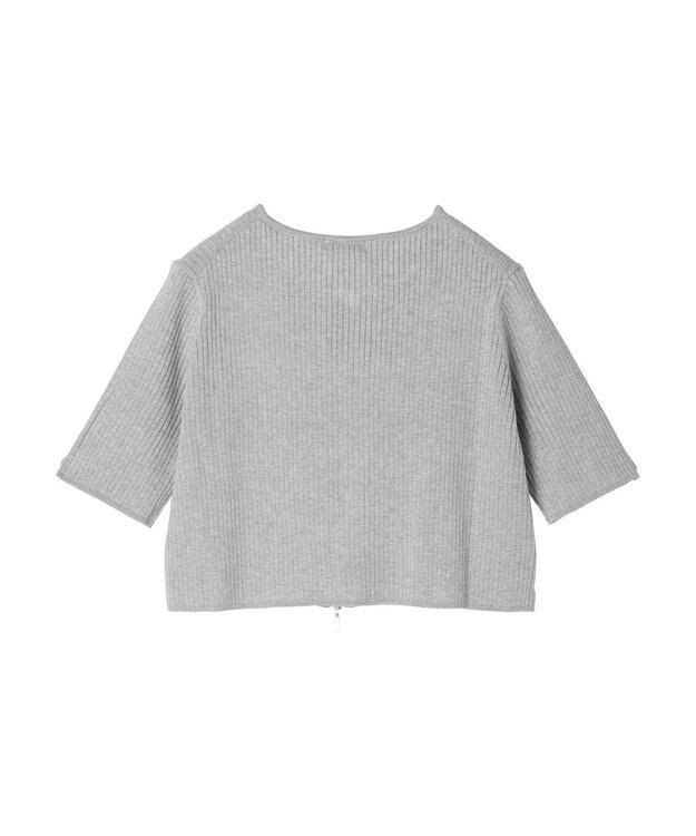 earth music&ecology ダブルジップカーディガン Gray