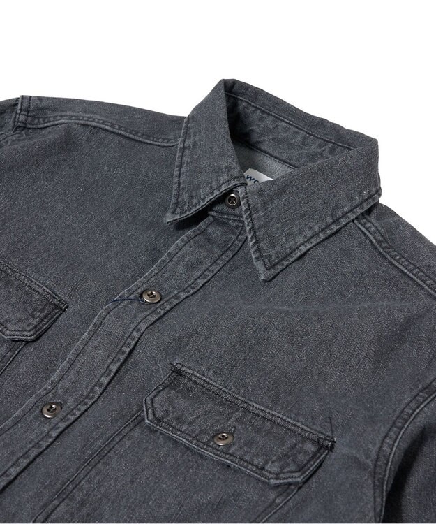 woadblue ＜坪田あさみさんコラボ＞CPOデニムジャケット グレー GREY
