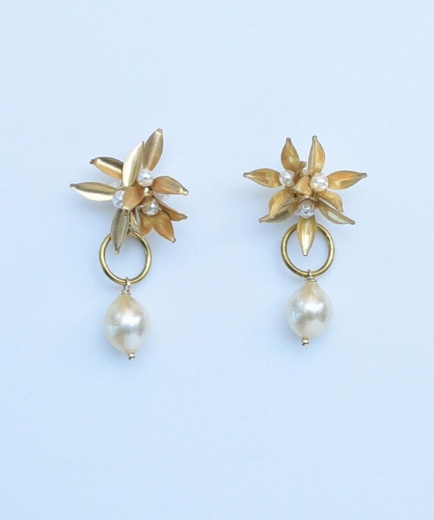 monshiro ペンタスプチ ピアス ゴールド